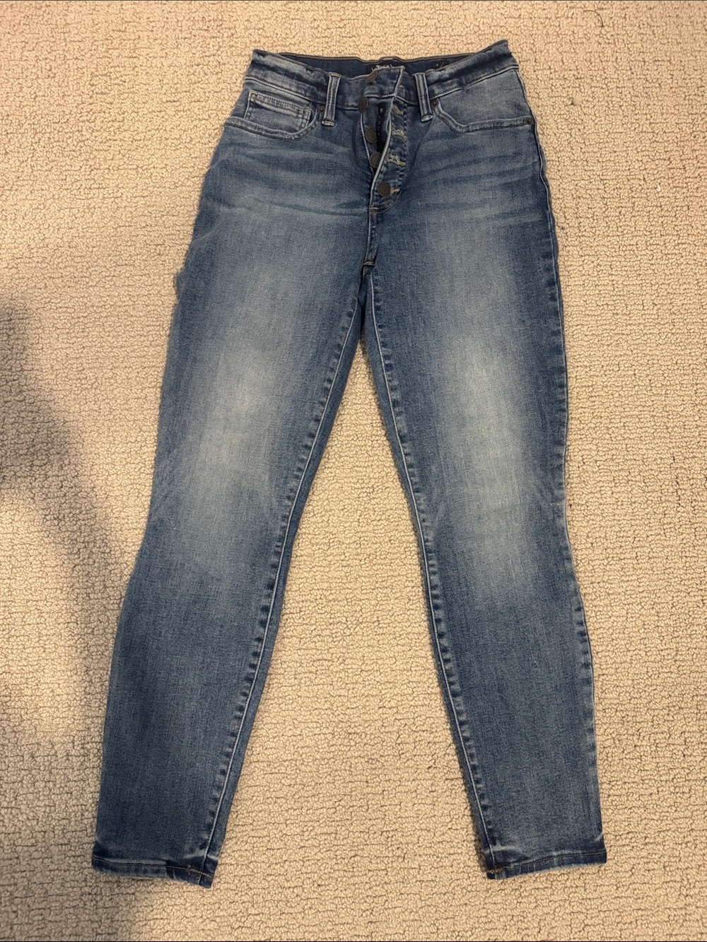 Lucky Brand Women's Skinny Jeans in Medium Blue Wash